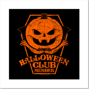 Halloween Club Member Posters and Art